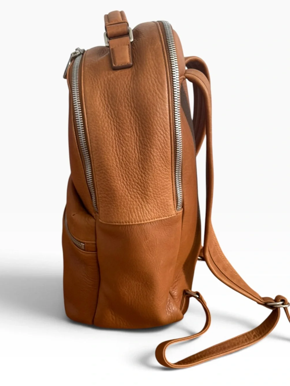 Shinola Detroit Runwell Leather Backpack - Tan Natural Grain
